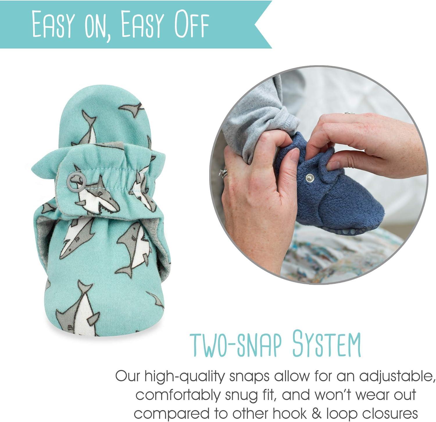 imageZutano Organic Baby Booties Newborn Infant Lost Baby Socks Solution Unisex Girl Boy 03 36 612 1218 1824 MonthsBaby Shark