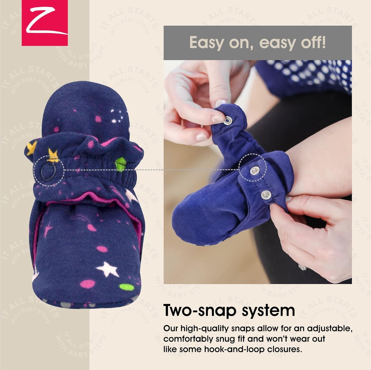 imageZutano Organic Baby Booties Newborn Infant Lost Baby Socks Solution Unisex Girl Boy 03 36 612 1218 1824 MonthsGalaxy