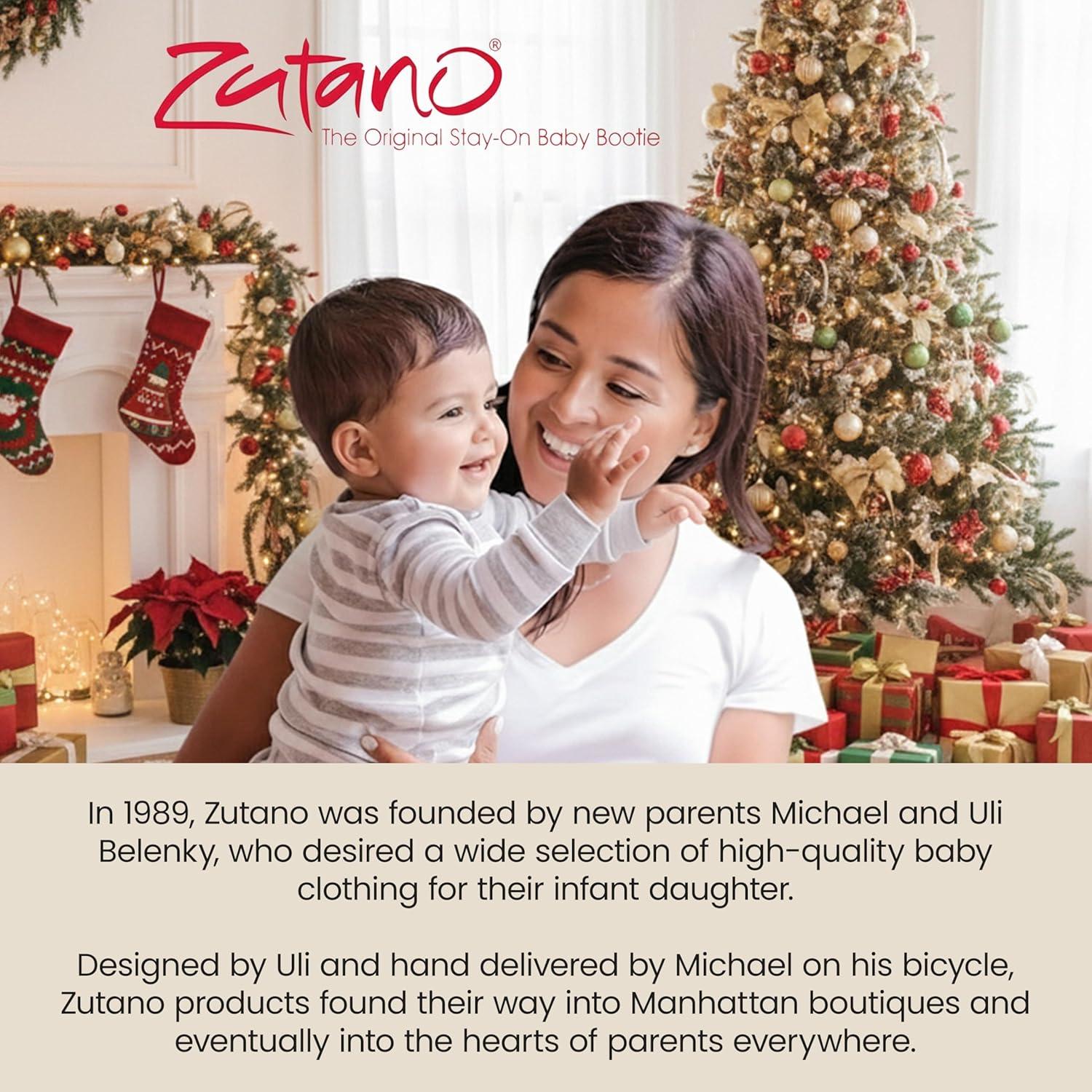 imageZutano Organic Baby Booties Newborn Infant Lost Baby Socks Solution Unisex Girl Boy 03 36 612 1218 1824 MonthsGray Heather
