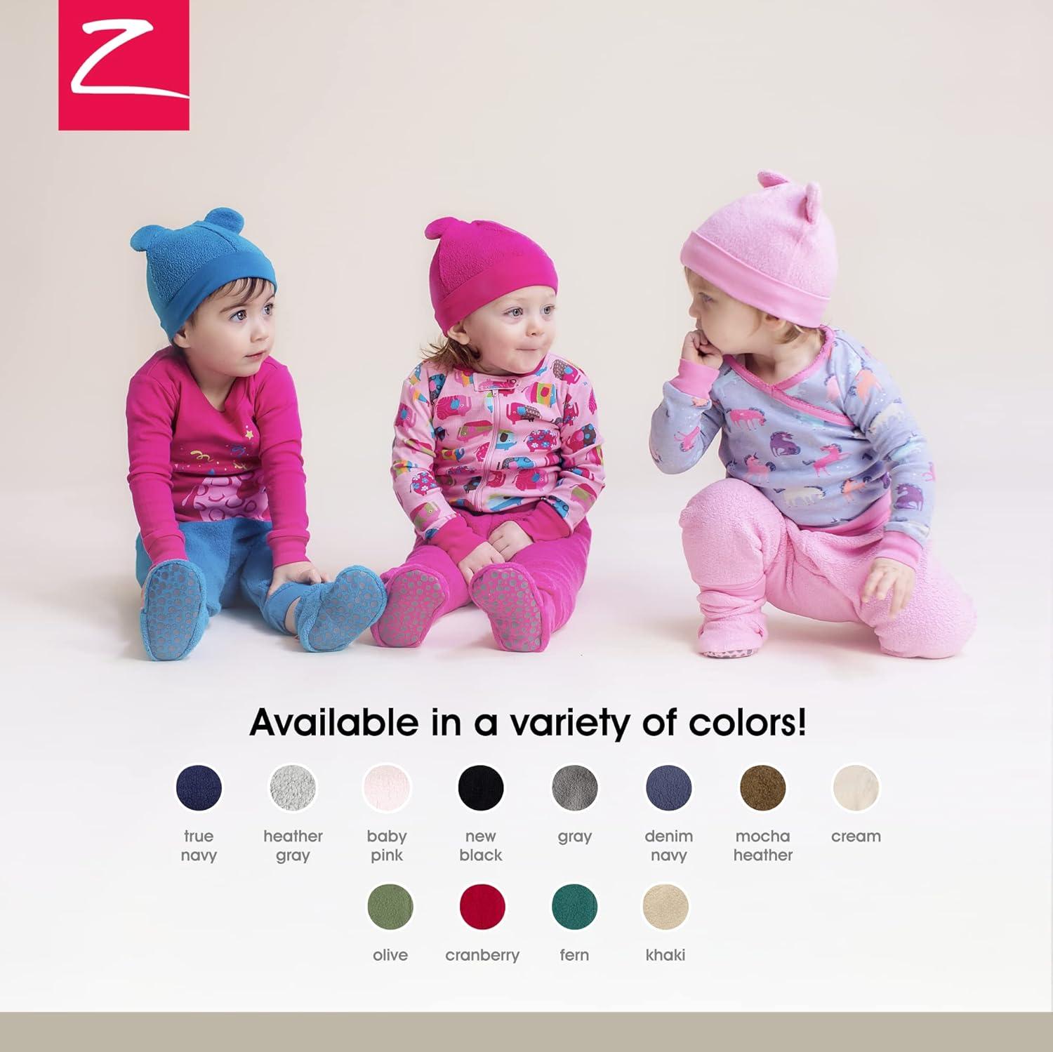 imageZutano Unisex Baby Fleece Hat Winter Baby Hat for Boys and Girls ColdWeather Baby Gear Infant CapOlive