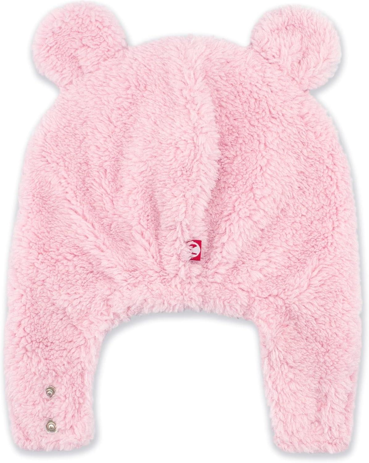 imageZutano Unisex Baby Furry Baby Bear Hat Oat Furry 6MBaby Pink Furry