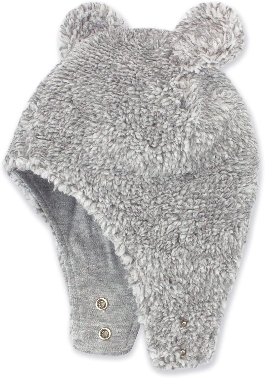 imageZutano Unisex Baby Furry Baby Bear Hat Oat Furry 6MHeather Gray Furry