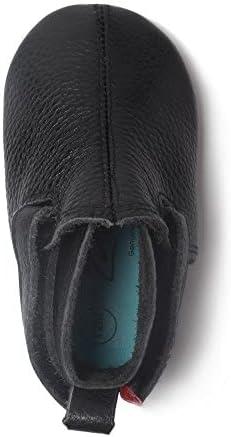 imageZutano UnisexBaby Leather Baby ShoesBlack