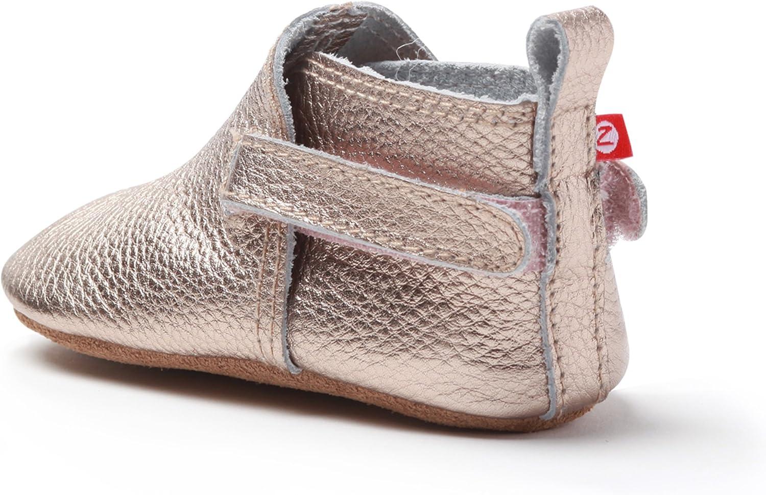 imageZutano UnisexBaby Leather Baby ShoesRose Gold