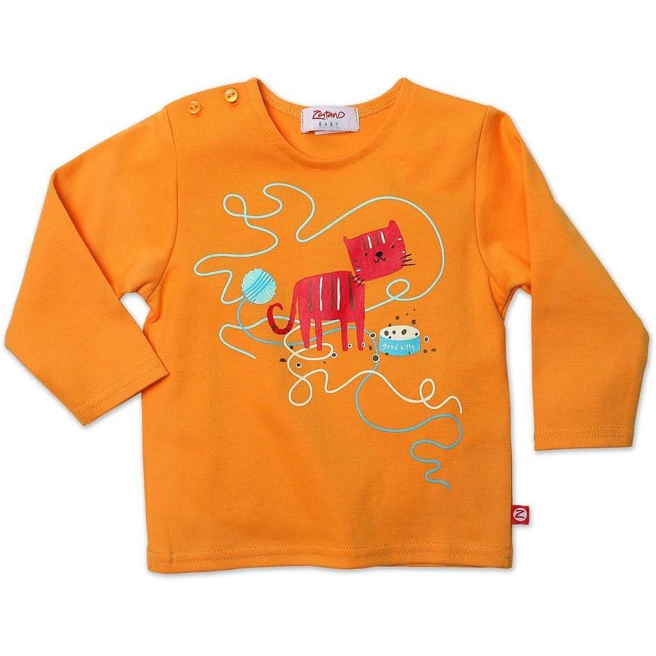 imageZutano Baby Girls Giardini Long Sleeve T ShirtOrange