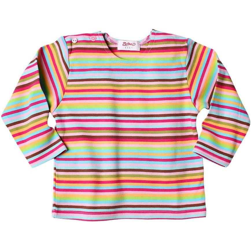 imageZutano Baby Girls Giardini Long Sleeve T ShirtSuper Stripe