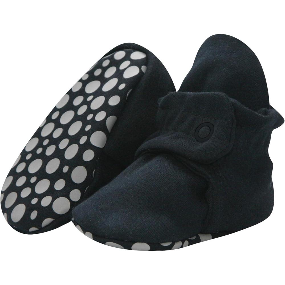 imageZutano Organic Baby Booties Newborn Infant Lost Baby Socks Solution Unisex Girl Boy 03 36 612 1218 1824 MonthsBlack