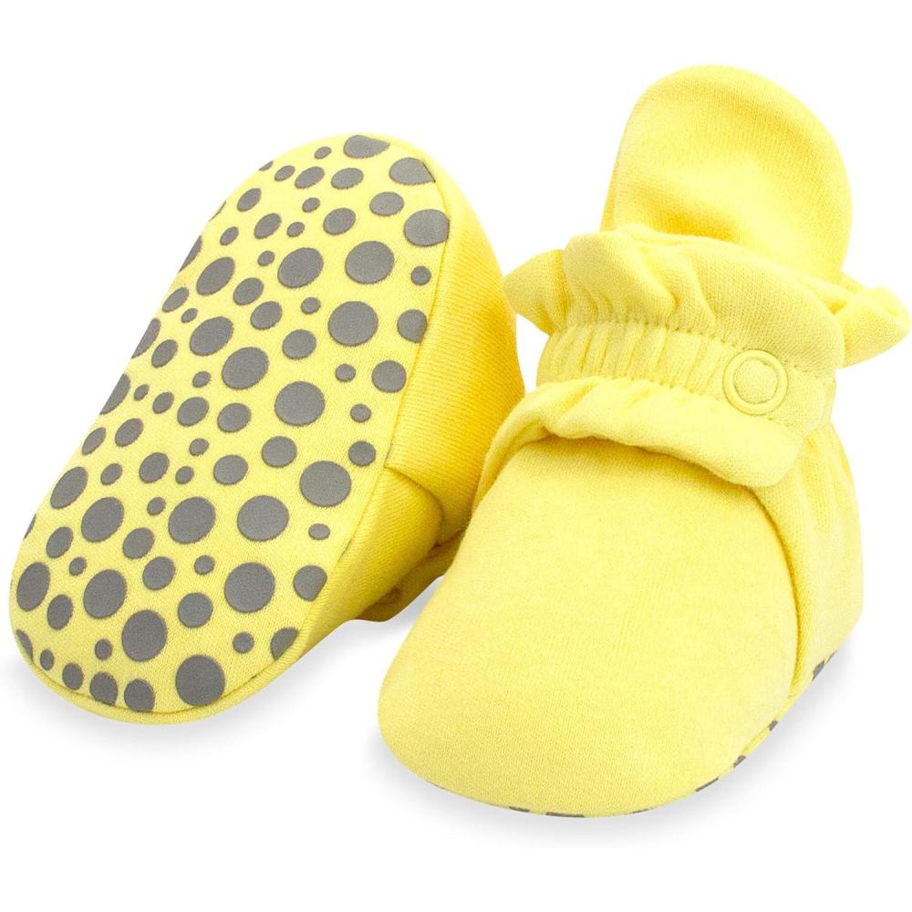 imageZutano Organic Baby Booties Newborn Infant Lost Baby Socks Solution Unisex Girl Boy 03 36 612 1218 1824 MonthsPopcorn