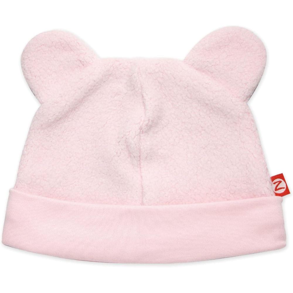 imageZutano Unisex Baby Fleece Hat Winter Baby Hat for Boys and Girls ColdWeather Baby Gear Infant CapBaby Pink