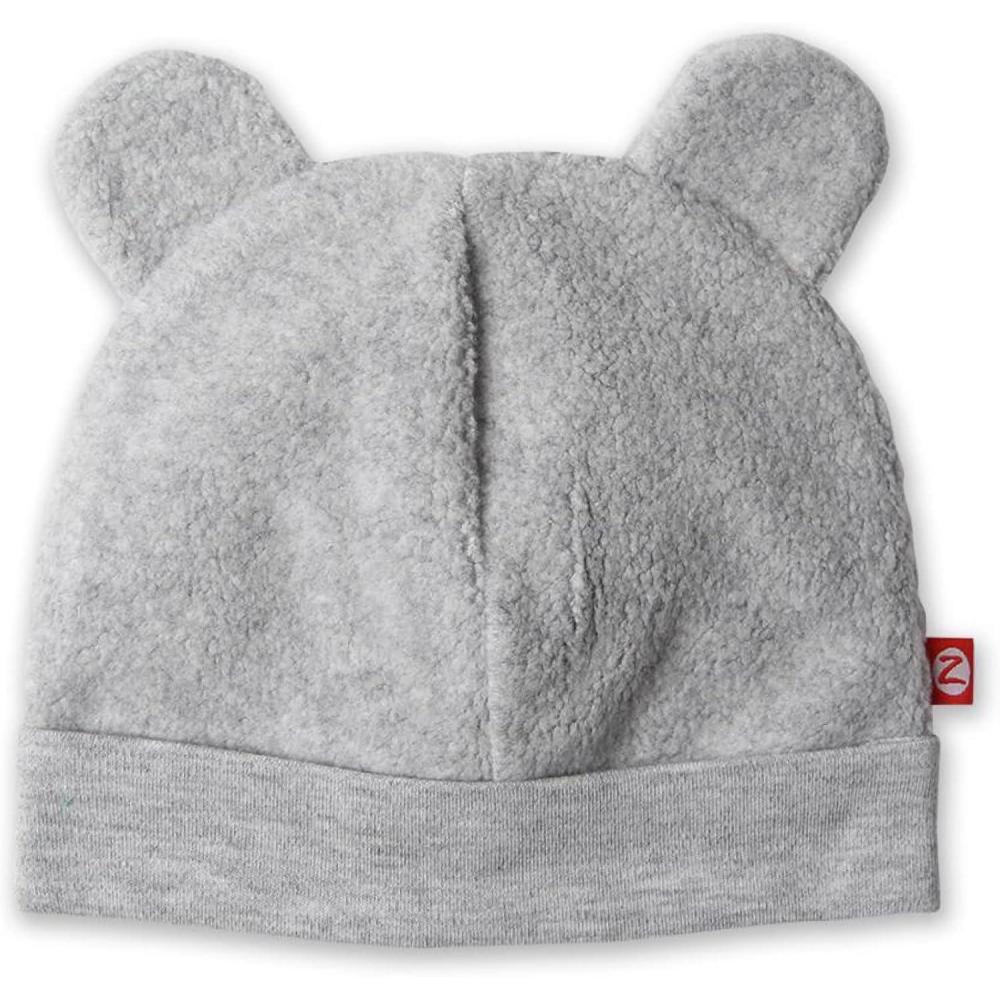 imageZutano Unisex Baby Fleece Hat Winter Baby Hat for Boys and Girls ColdWeather Baby Gear Infant CapHeather Grey