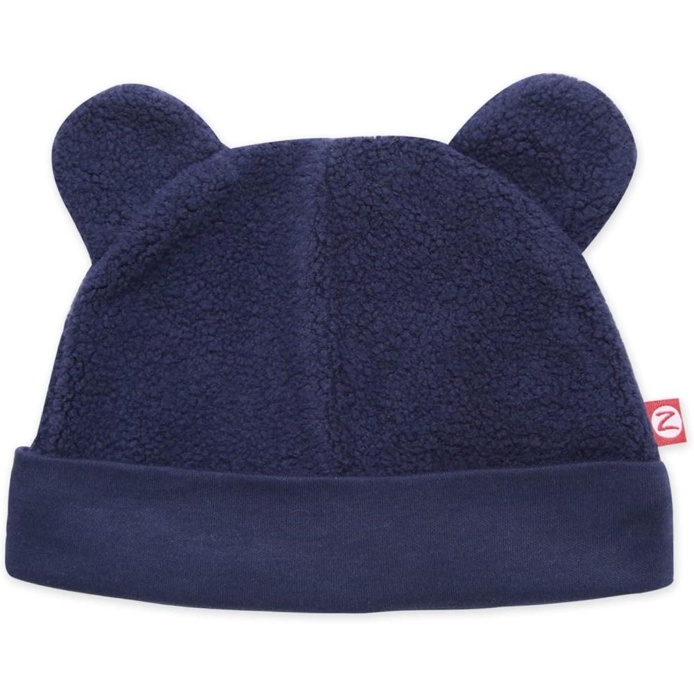 imageZutano Unisex Baby Fleece Hat Winter Baby Hat for Boys and Girls ColdWeather Baby Gear Infant CapTrue Navy