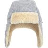imageZutano Cozie Fleece Unisex Toddler and Baby Trapper Hat ColdWeather Hat for Little Boys and GirlsHeather Gray