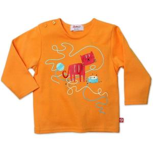 Zutano Baby Girls’ Giardini Long Sleeve T Shirt(Orange)