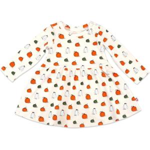 Zutano Baby Girls’ Organic Cotton, Long Sleeve Dress(Pumpkin Patch)