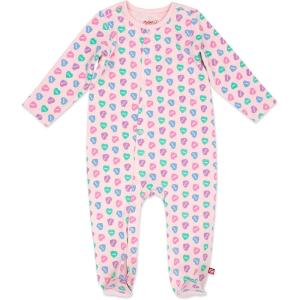 Zutano Baby Organic Cotton Footie Pajamas, Snap-Front Infant Pajamas(Sweetheart)