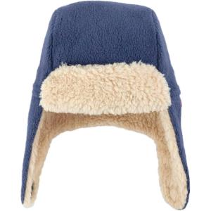 Zutano Cozie Fleece Unisex Toddler and Baby Trapper Hat, Cold-Weather Hat for Little Boys and Girls(Denim Navy)