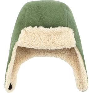 Zutano Cozie Fleece Unisex Toddler and Baby Trapper Hat, Cold-Weather Hat for Little Boys and Girls(Olive)