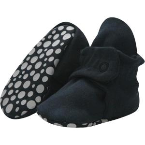 Zutano Organic Baby Booties Newborn Infant, Lost Baby Socks Solution, Unisex, Girl, Boy, 0-3, 3-6, 6-12, 12-18, 18-24 Months(Black)
