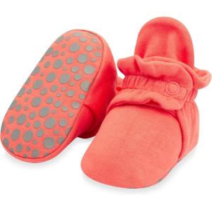 Zutano Organic Baby Booties Newborn Infant, Lost Baby Socks Solution, Unisex, Girl, Boy, 0-3, 3-6, 6-12, 12-18, 18-24 Months(Coral)