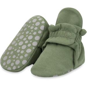 Zutano Organic Baby Booties Newborn Infant, Lost Baby Socks Solution, Unisex, Girl, Boy, 0-3, 3-6, 6-12, 12-18, 18-24 Months(Olive)