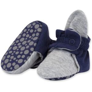 Zutano Organic Baby Booties Newborn Infant, Lost Baby Socks Solution, Unisex, Girl, Boy, 0-3, 3-6, 6-12, 12-18, 18-24 Months(True Navy/Gray Heather)