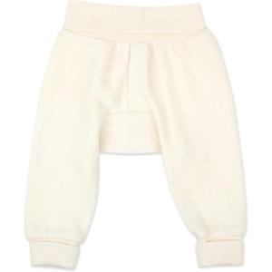 Zutano Unisex Baby Cozie Fleece Cuff Pants, Baby Sweatpants for Boys and Girls(Cream)