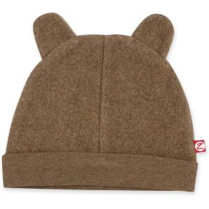 Zutano Unisex Baby Fleece Hat, Winter Baby Hat for Boys and Girls, Cold-Weather Baby Gear, Infant Cap(Mocha Heather)