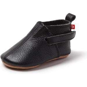 Zutano Unisex-Baby Leather Baby Shoes(Black)