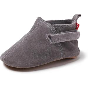 Zutano Unisex-Baby Leather Baby Shoes(Grey Suede)