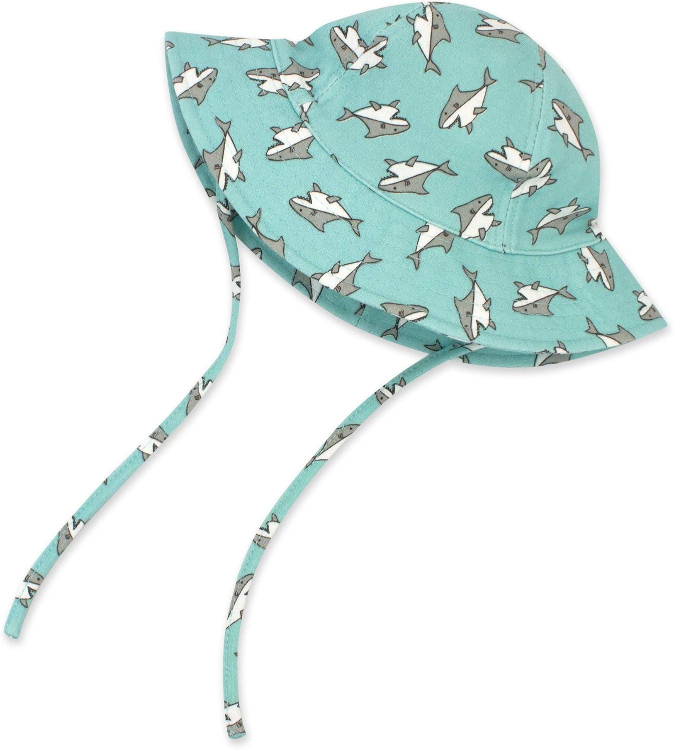 imageBaby Sharks Organic Cotton Sun Hat
