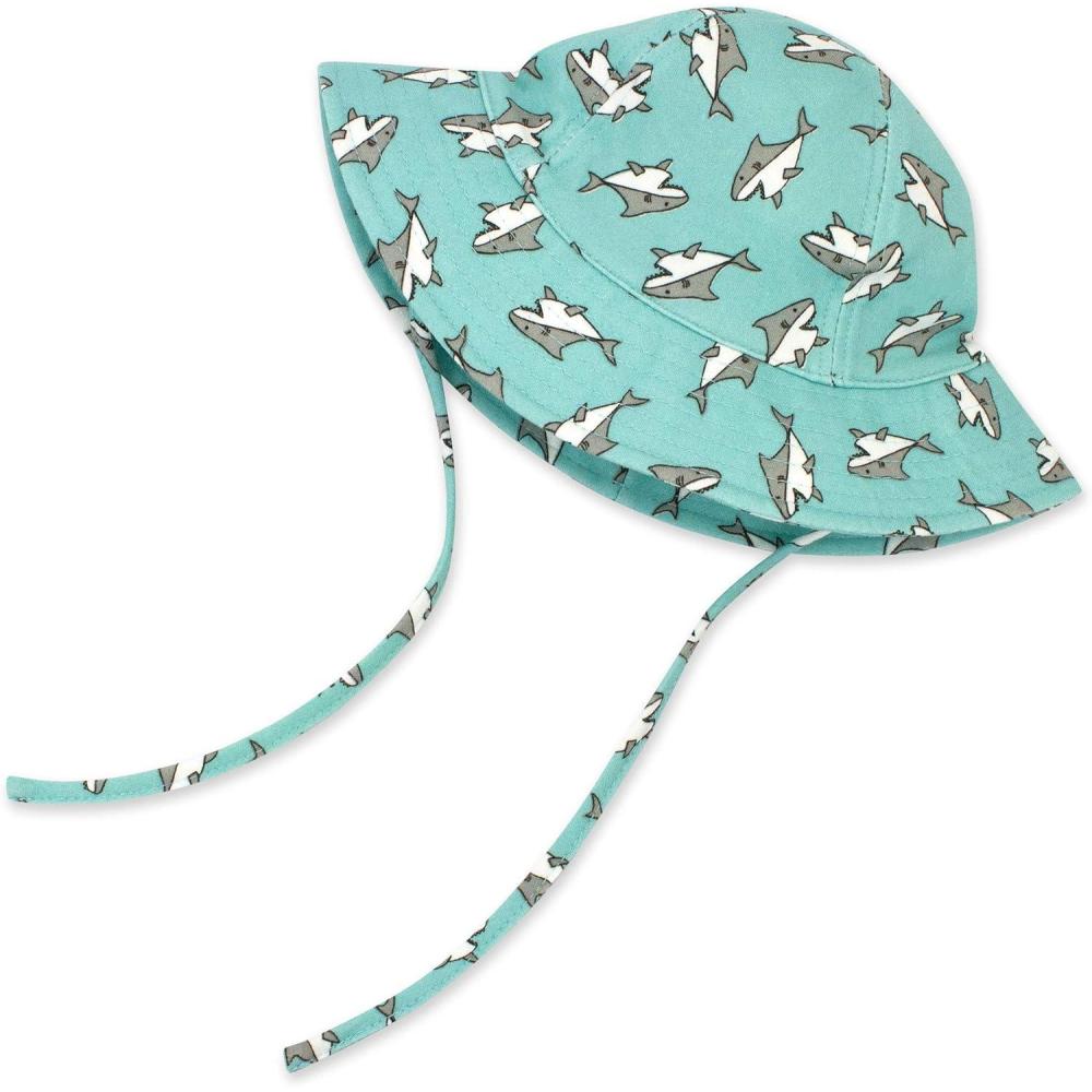 imageBaby Sharks Organic Cotton Sun Hat