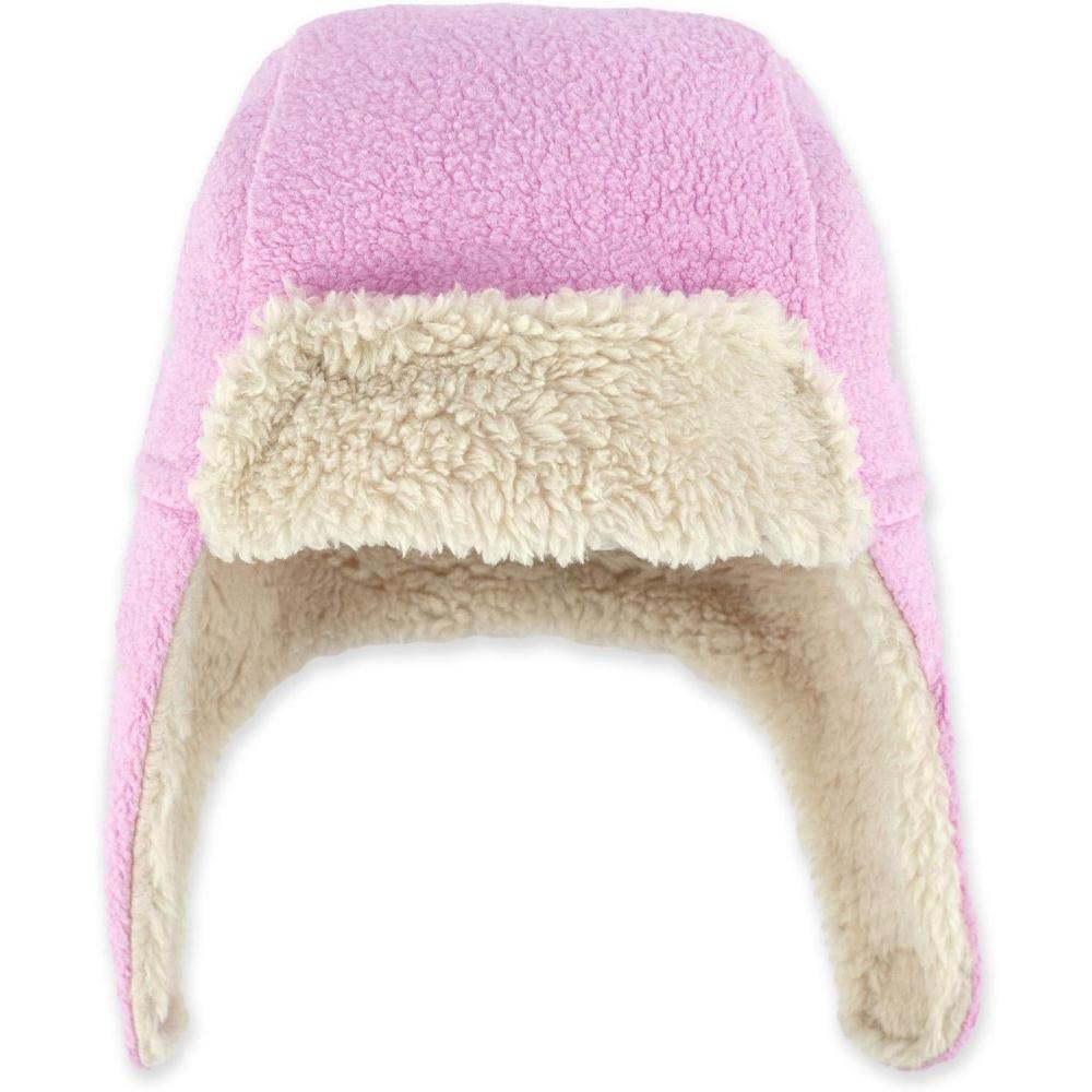 imageZutano Unisex Baby Cozie Fleece Furry Hat Hot Pink 24M