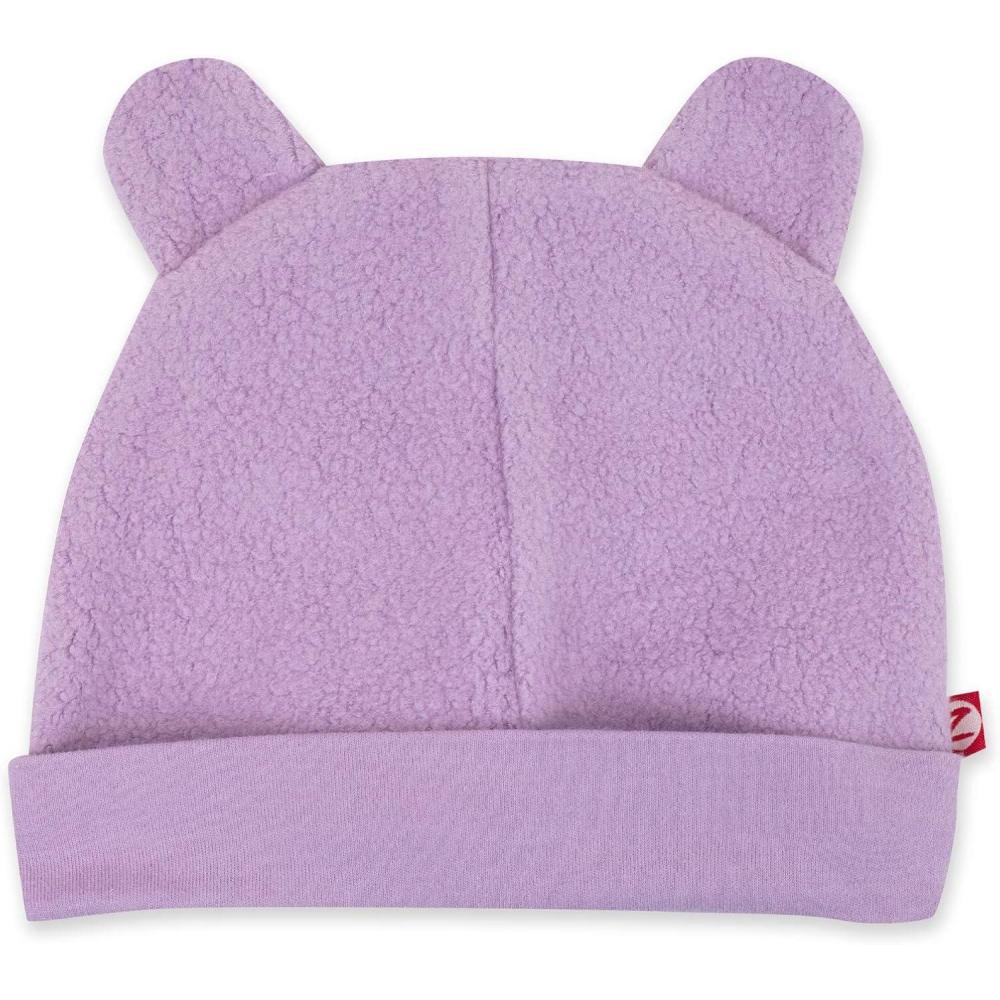 imageZutano Unisex Baby Fleece Hat for Baby Boys and Baby Girls Lilac 6M