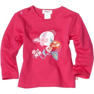 Zutano Baby Girls’ Secret Garden Long Sleeve Screen Tee(Fuchsia)