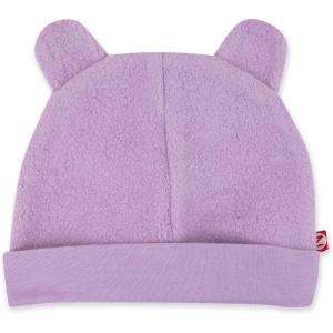 Zutano Unisex Baby Fleece Hat for Baby Boys and Baby Girls, Lilac, 6M