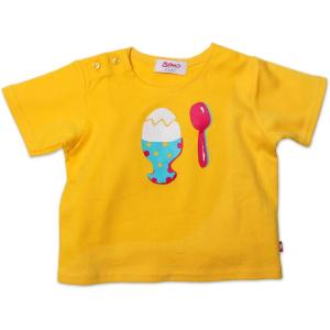 Zutano Baby Girls’ Cups And Cakes Short Sleeve Screen T Shirt(Yellow)