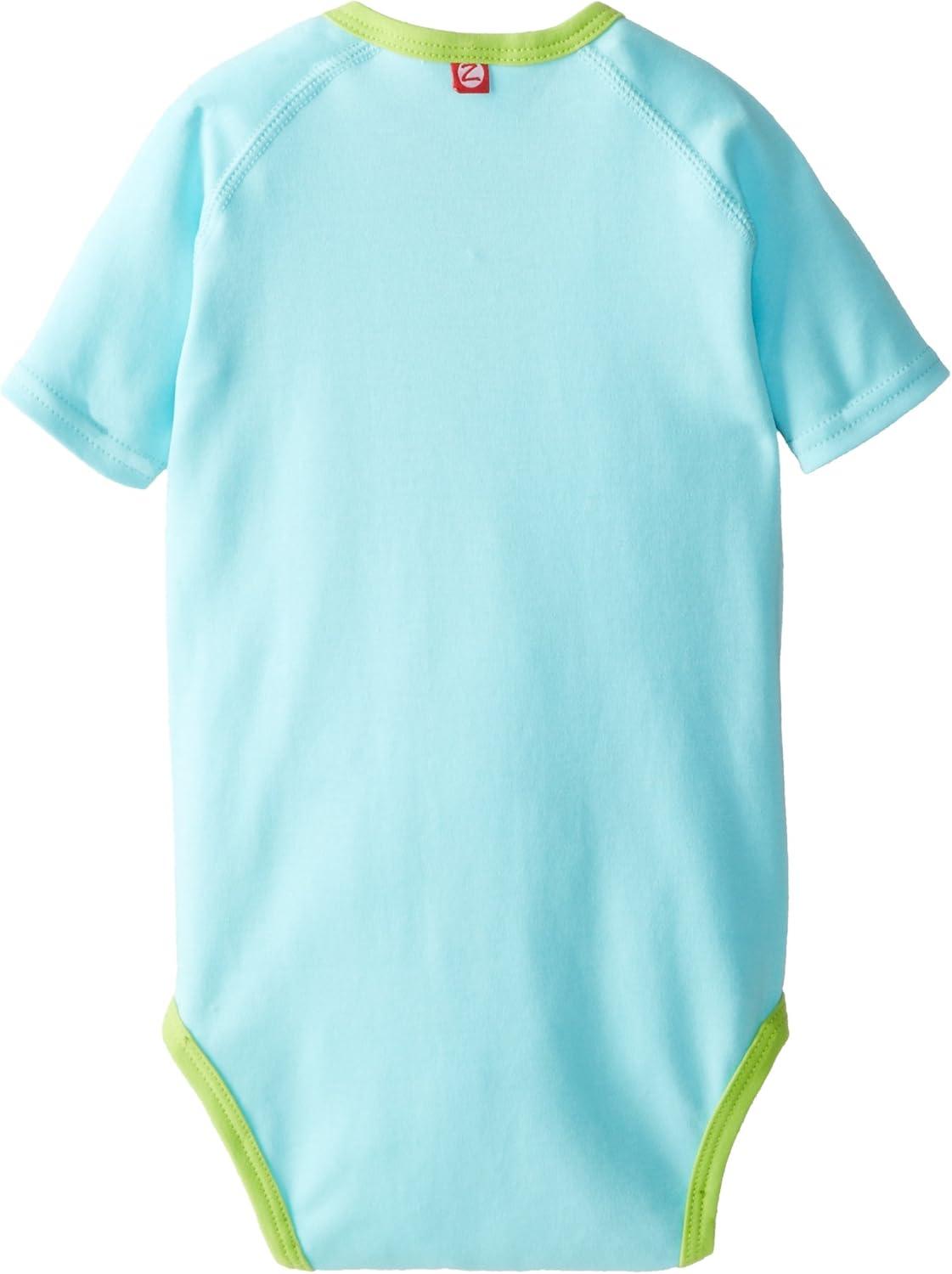 imageZutano Unisex baby Stars Screen Short Sleeve WrapAqua