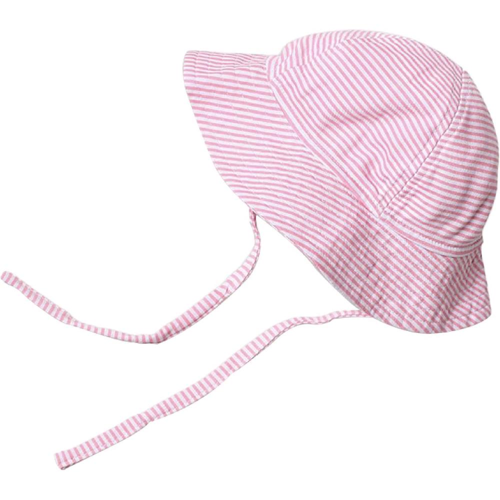 imageZutano Unisex Baby Candy Stripe Sunhat Hot Pink 24M 1824 Months