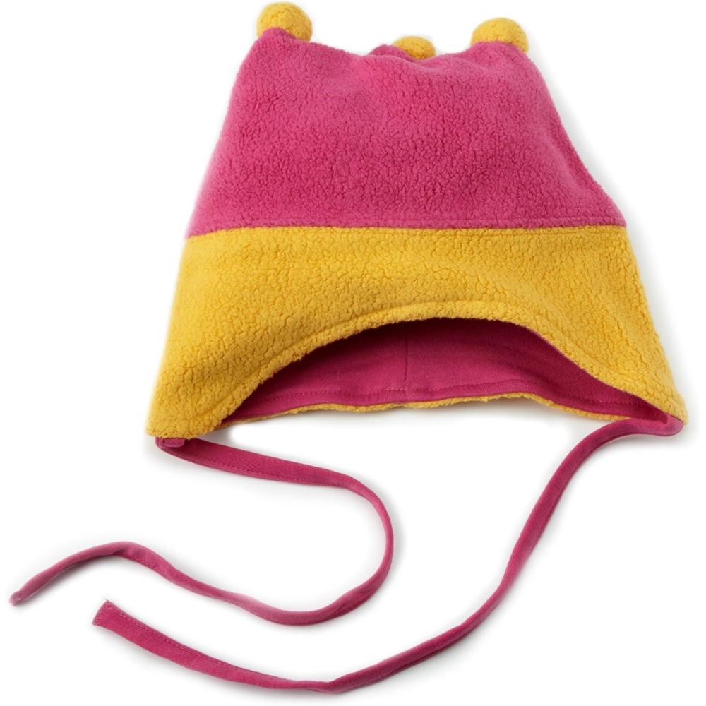 imageZutano Unisex baby Fleece Jester HatFuchsiaTangerine