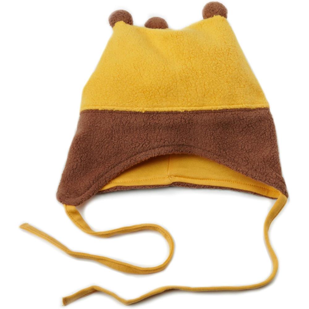 imageZutano Unisex baby Fleece Jester HatTangerineChocolate