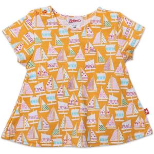 Zutano Baby Girls’ Short Sleeve Swing Tee(Orange Riviera)