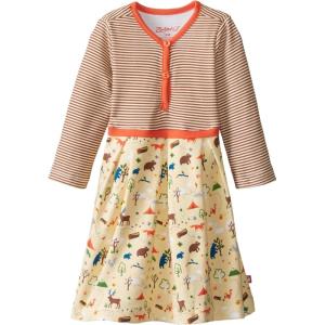 Zutano Baby Girls’ Stripe Pretty Pleats Dress(Cream)