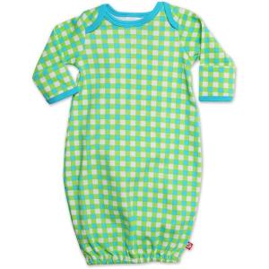 Zutano Unisex-baby Newborn Fair And Square Gown(Lime)