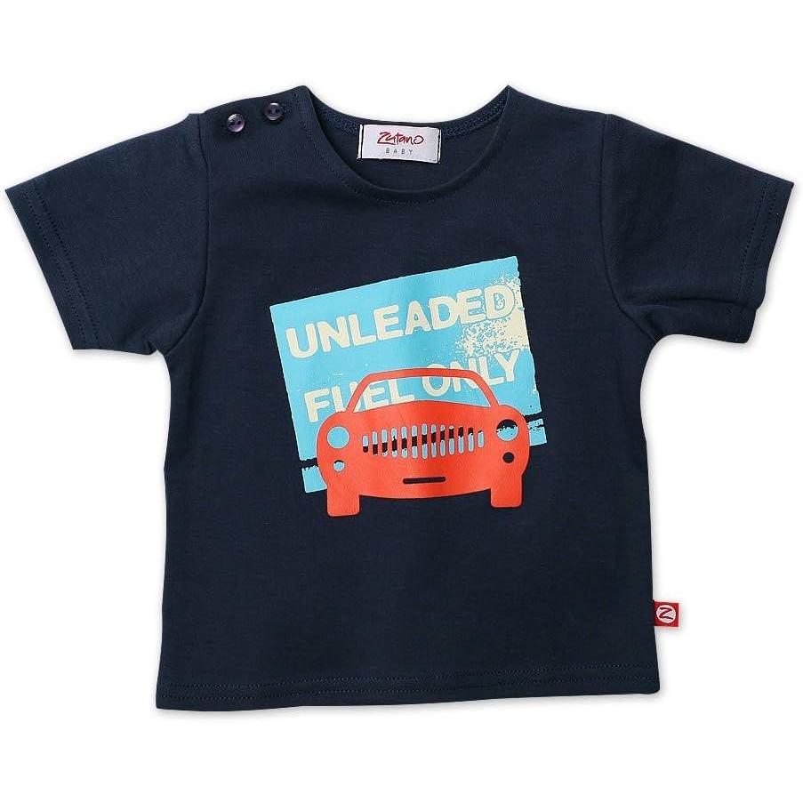 imageZutano Baby Boys Piccadilly Cars Short Sleeve Screen T ShirtNavy