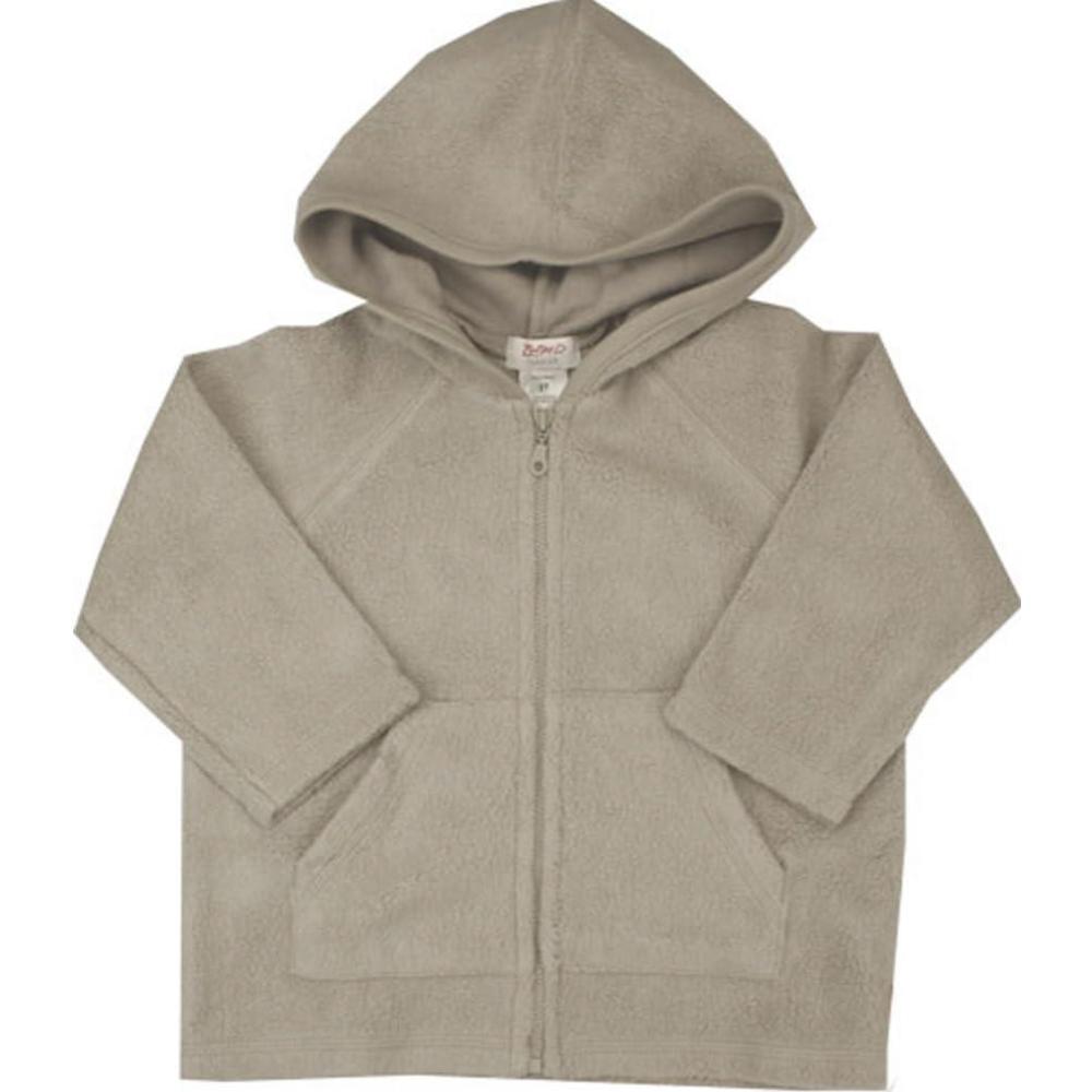 imageZutano Stone Cotton Sherpa Zip Hoodie Toddler 4T