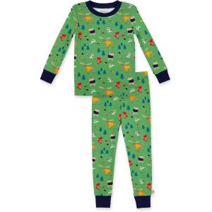 Zutano Baby and Toddler Boys’ Pajamas, Two-Piece Pajama Set, Organic Cotton(Forest)