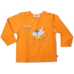 Zutano Baby-Boys Newborn Have A Ball Long Sleeve Screen Tee(Orange)