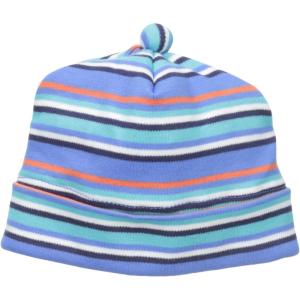 Zutano Baby-Boys Newborn Multi Stripe Hat, Periwinkle(Periwinkle)