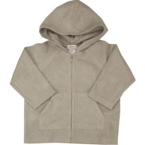 Zutano Stone Cotton Sherpa Zip Hoodie, Toddler, 4T