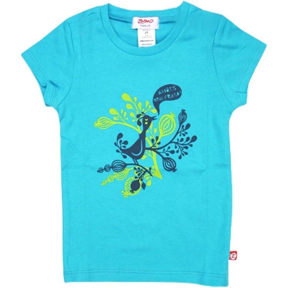 imageZutano Little Girls Hello Friends Cap Sleeve Tee 2T